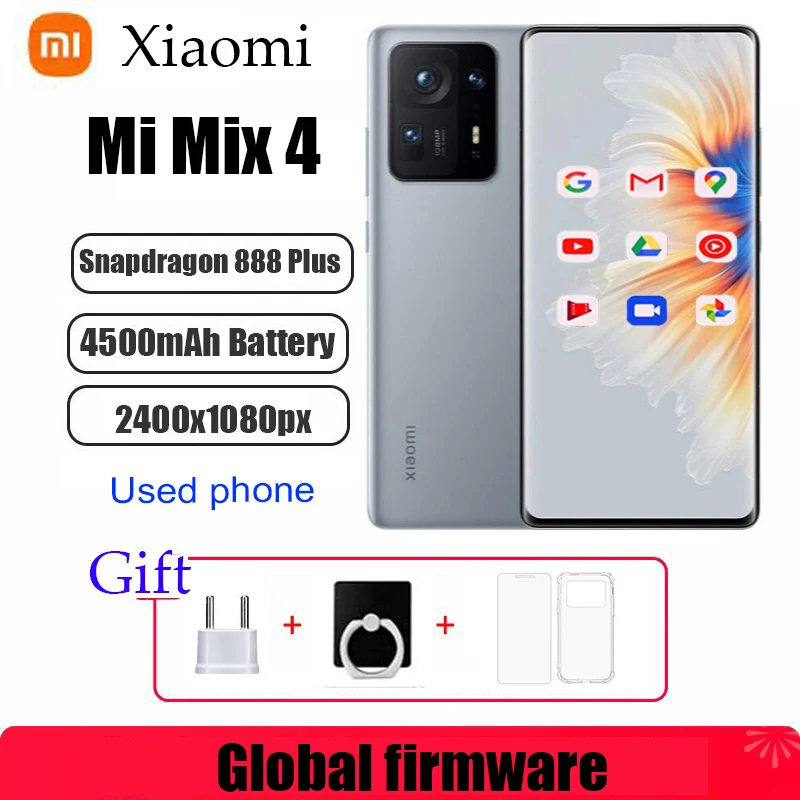 Xiaomi Mix 4 smartphone Snapdragon 888+ 108MP+20MP Camera 6.67
