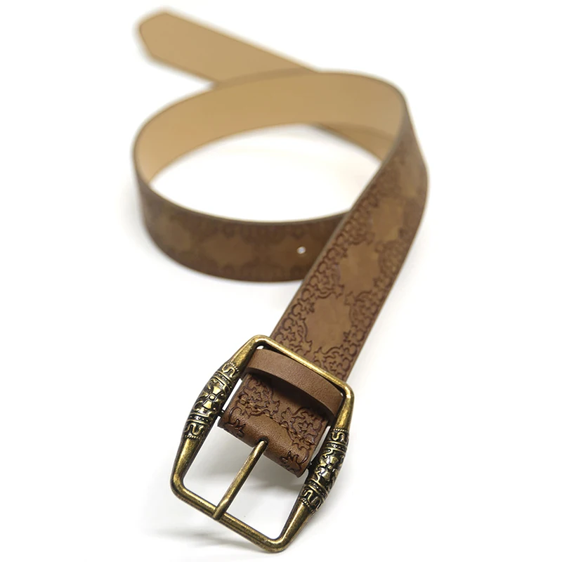

Женский ремень из искусственной кожи в стиле хип-хоп, с принтом, ретро, Y2K, с пряжкой-застежкой