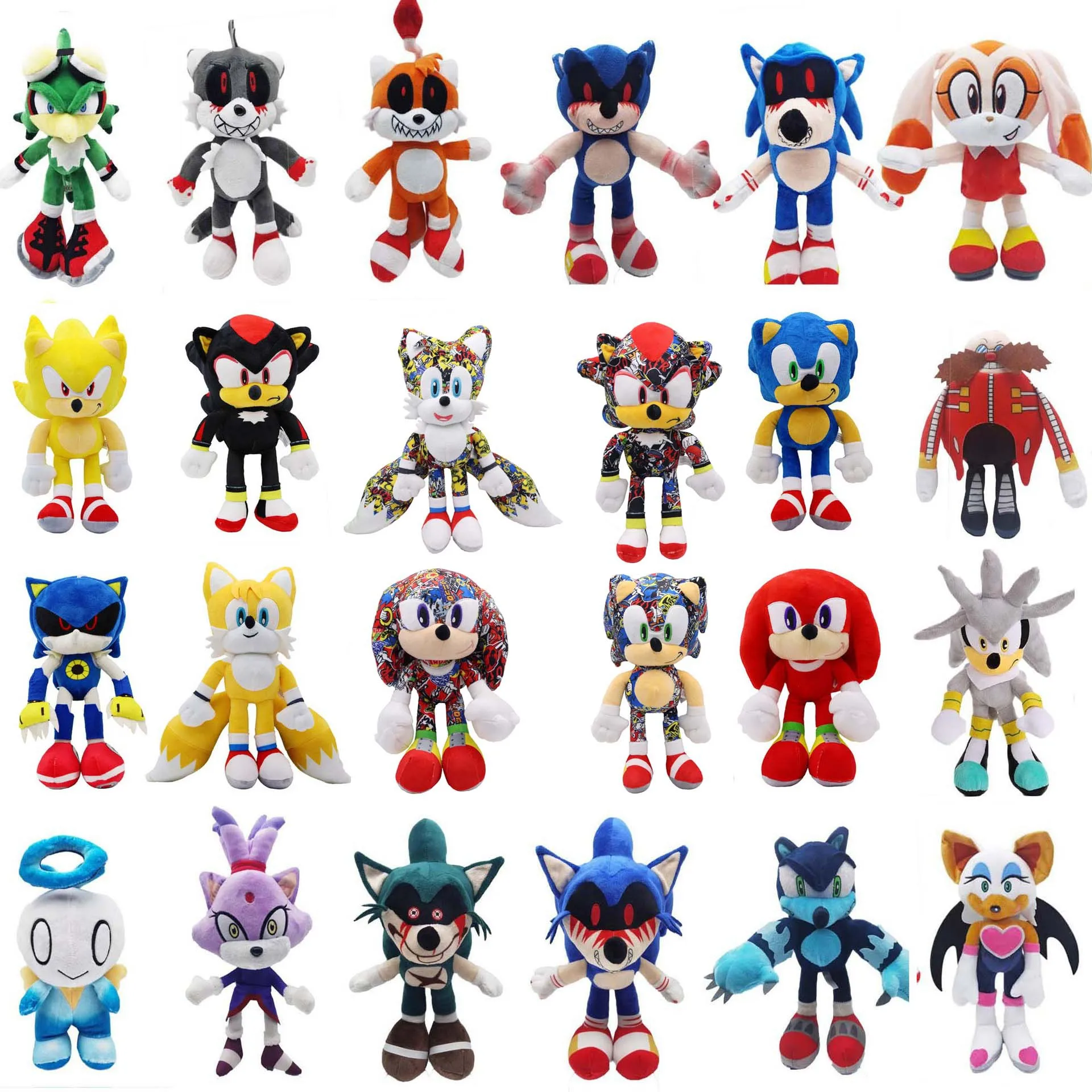 Sega ตุ๊กตาเม่นโซนิคของเล่นตุ๊กตาสำหรับเด็กหางตุ๊กตาที่สร้างสรรค์น่ารักตุ๊กตาการ์ตูนอะนิเมะร่างน่ารักของขวัญสำหรับเด็กผู้ชายและเด็กผู้หญิง