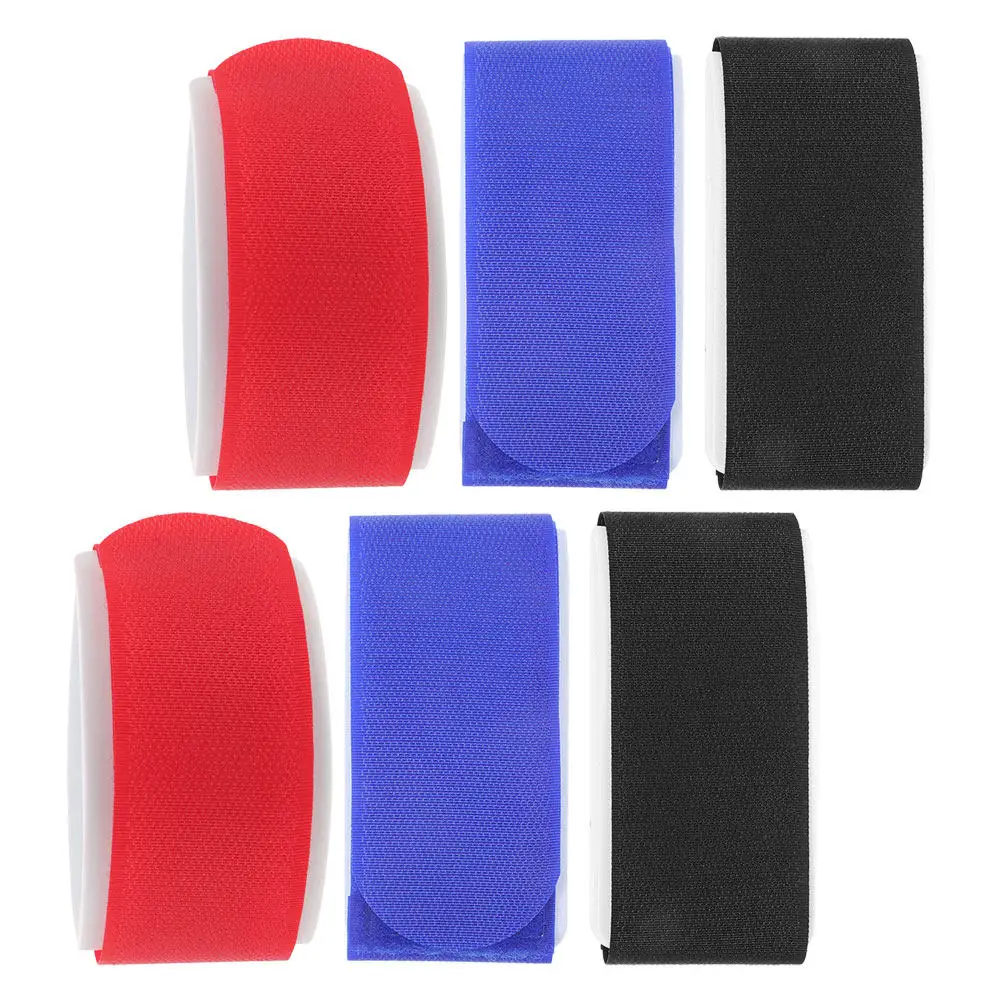 

6 Pcs Hand-operated Ski Brushes Board Extender Rubber Tie down Straps Bike Rack Boot Carrier
