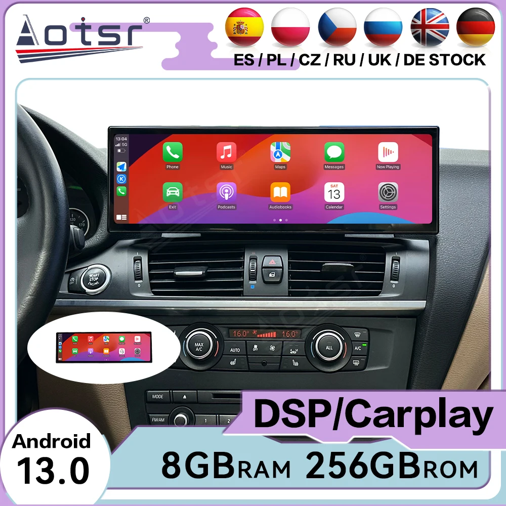 14.9'' LHD RHD Multimedia Android Auto For BMW X3 F25 2011-2017 GPS Navigation Car Radio Intelligent System Receiver Head Unit