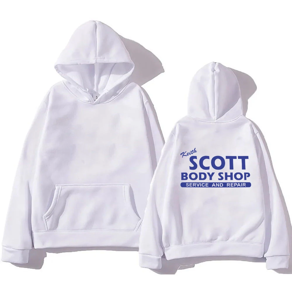 Keith Scott Body Shop Hoodie One Tree Hill Lustige Damen- und Herren-Harajuku-Ästhetik-Hoodies Herbst-Winter-Pullover-Sweatshirt Vintage – Detail 12