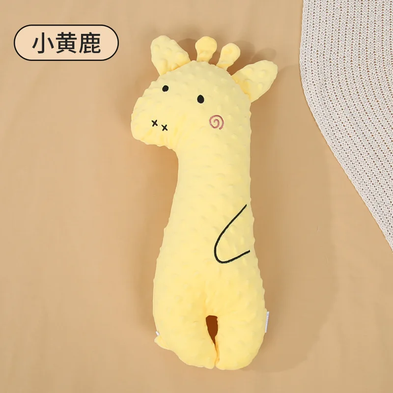 Baby Sleeping Pillow Baby Soothing Pillow Side Lying Pillow Long Safety Doll Newborn Gift Sleep assistant fawn