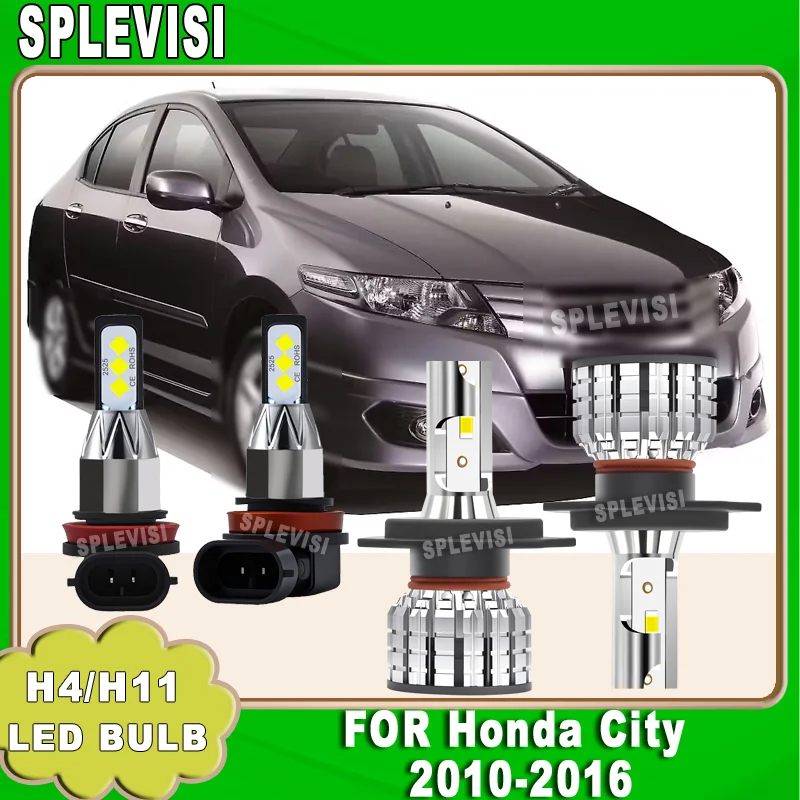 

Stable Brightness for Long Night Drives 6000k 2-4pcs LED Headlight Fog Light For Honda City 2010 2011 2012 2013 2014 2015 2016