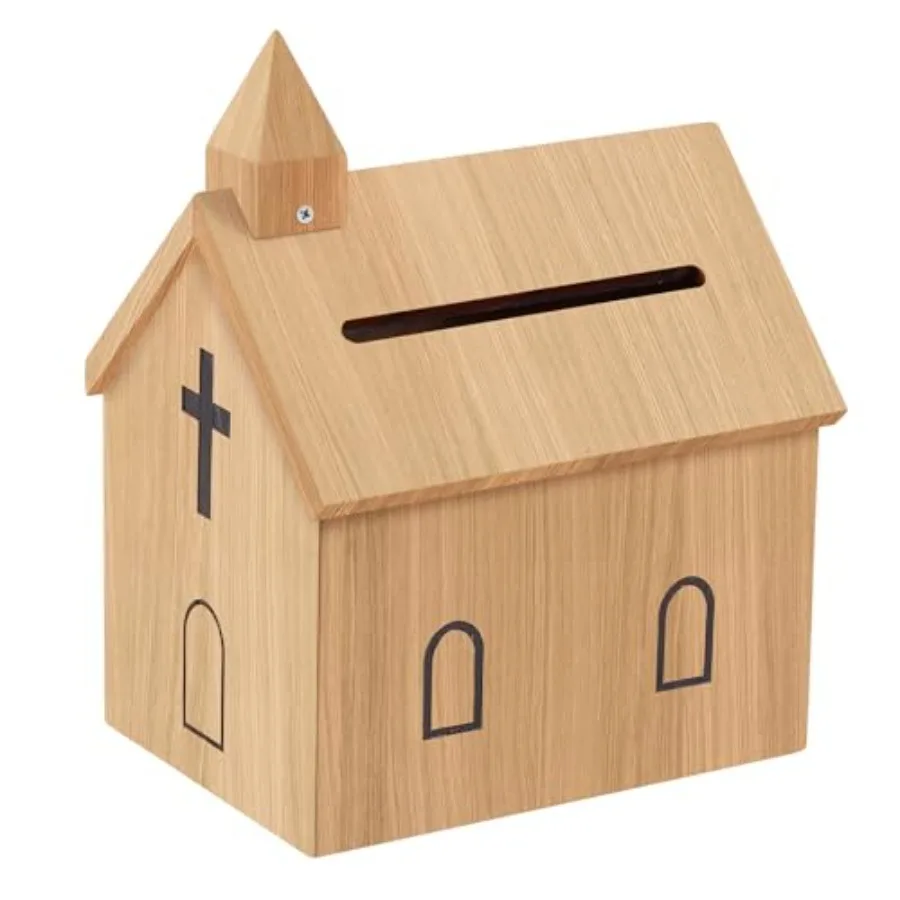 

- Prayer Request Box, Wood Church Offering Collection Tithing Donation Fundraising Box 9.1 x 6.7 x 11.8 in