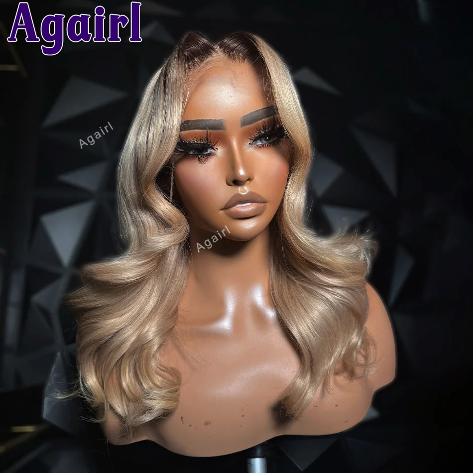 

13x6 Colored Lace Front Wigs For Women Ready To Wear 6X4 Lace Closure Human Hair Body Wave Wigs Ash Blonde 13X4 Lace Frontal Wig