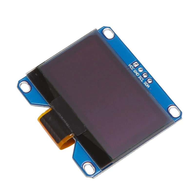 Modul layar biru 4PIN 1.54 inci SSD1309 modul tampilan OLED Drive kompatibel untuk antarmuka SSD1306 I2C 128X64