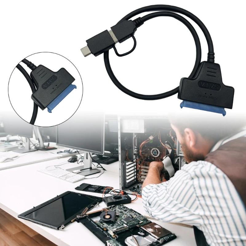 CPDD Serial to USB 3.0 Drive Connection Cord for Efficient Data Access and Backup Fast Speed