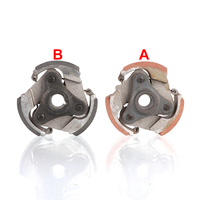 47cc 49cc Minimoto 3 Shoe Clutch 2T Springs Centrifugal Clutch Pad For 2 Stroke Pocket Bike Mini Moto Quad Dirt Bike ATV