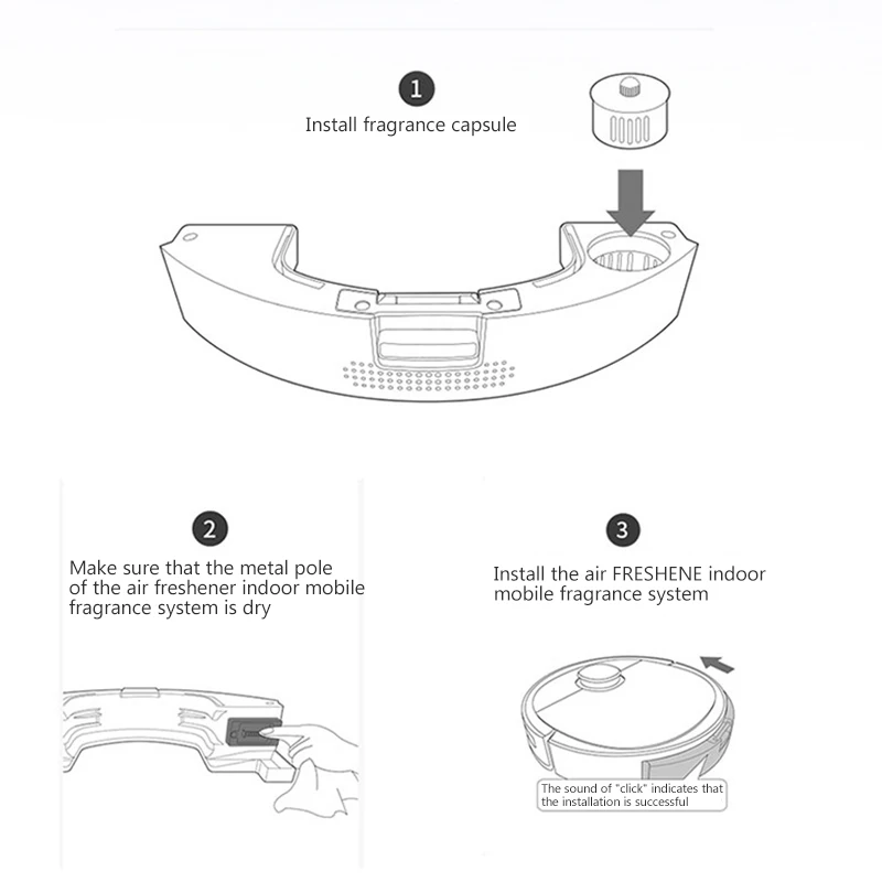 Air Freshener Indoor Fragrance System For ECOVACS DEEBOT T9 MAX T9 POWER T9 AIVI Fragrance Air Freshener CNIM Hot
