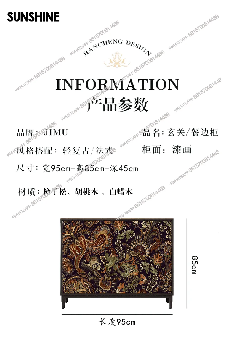 Librero Display Living Room Cabinets Nordic Console Luxury Wood Accent Cabinets Organizer Storage Craft Cajonera Home Furniture - Image 6