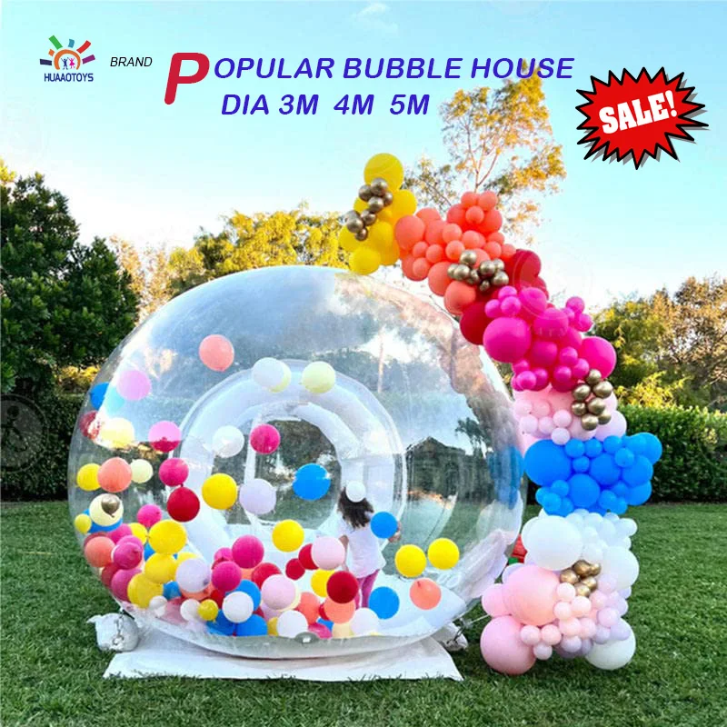 10ft Popular PVC Inflatable Bubble House Dome Tent with Blower for Balloon Party Event