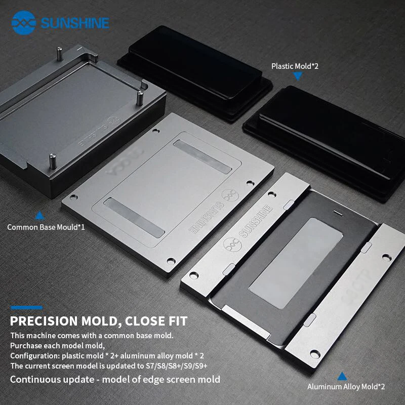 S-959E Rand LCD reparatur Integral Flugzeug Montage und Entschäumer Integral Maschine Eingebaute vakuumpumpe FÜR samsung S7/S8/ s8 +/S9/S9 +