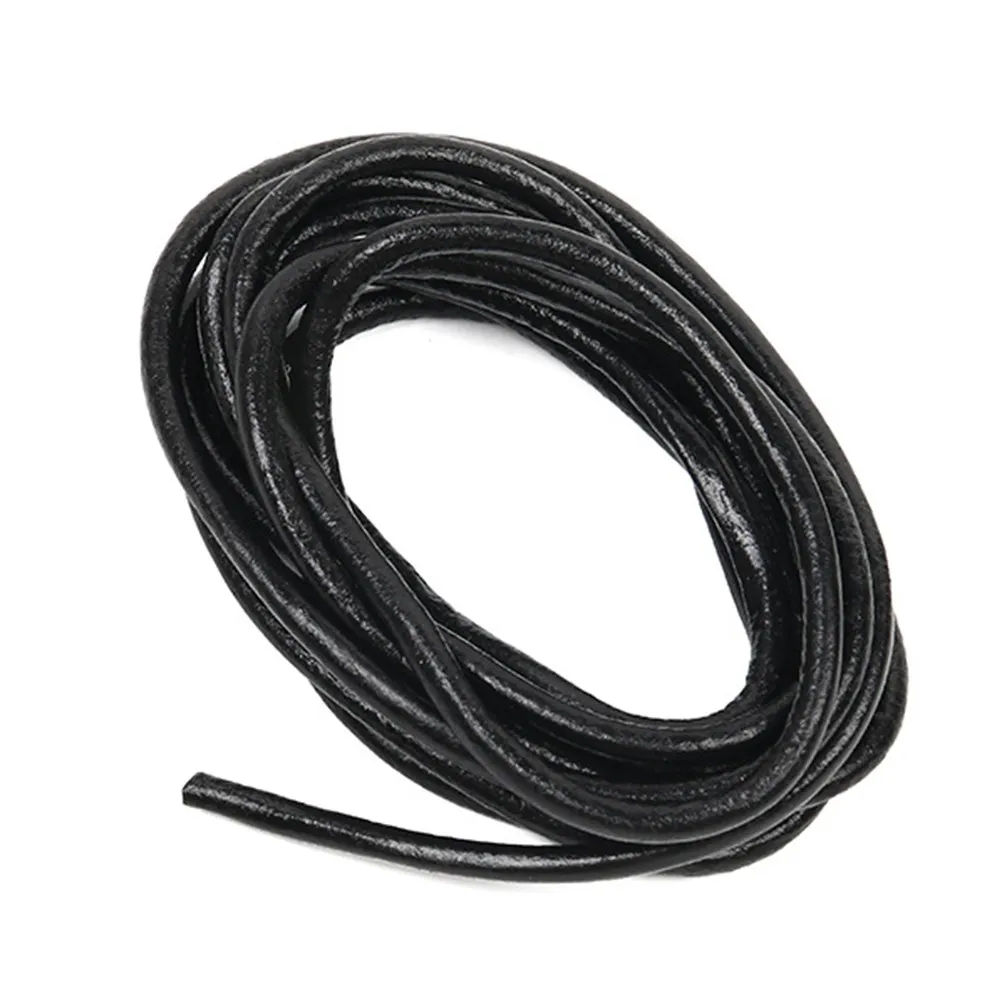 

10 .5Mm Genuine Round Cord Black Cowhide For Bracelet Necklace Jewelry Making Diy Craft Supplies Round