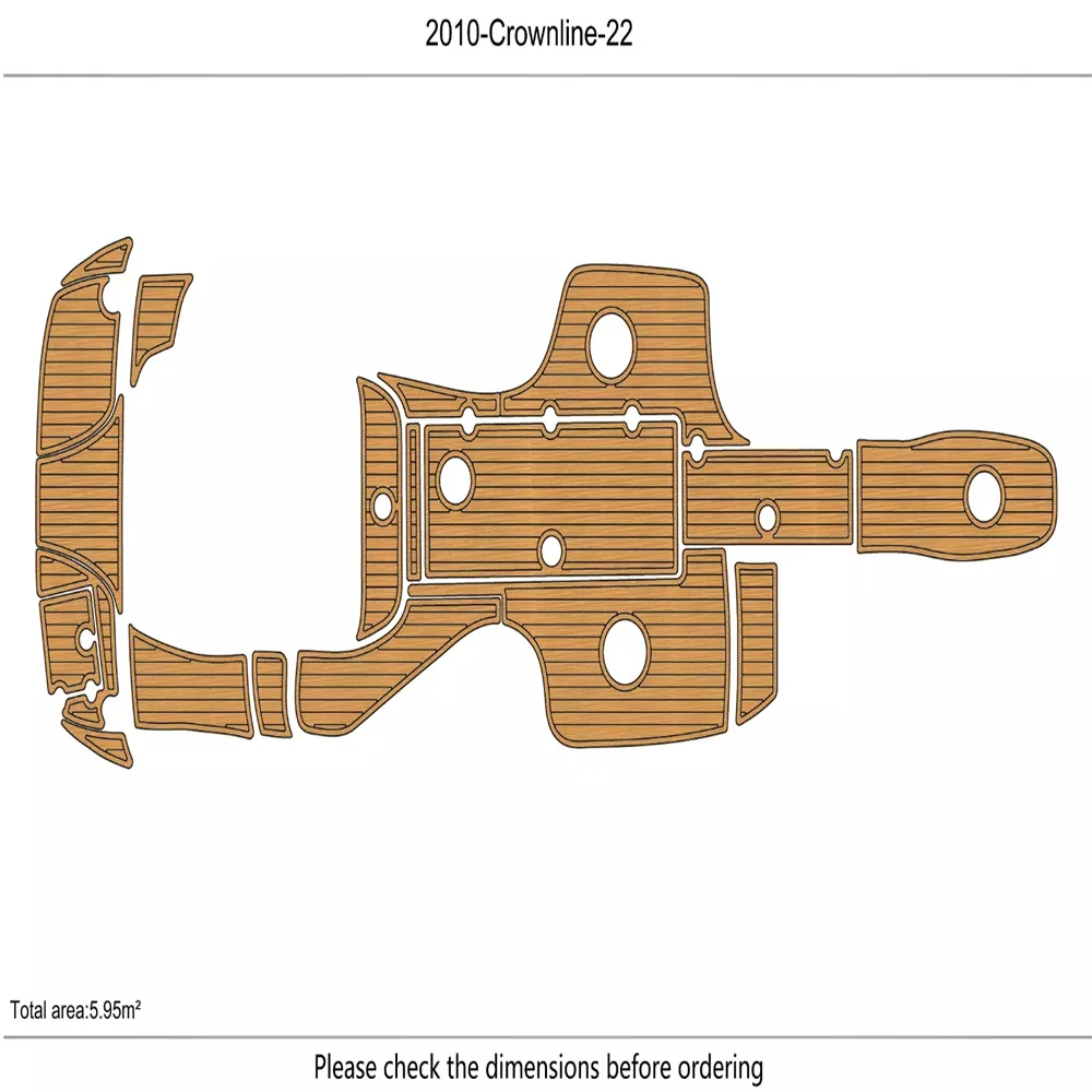 2010 CROWNLINE 22 cockpit swim platform 1/4