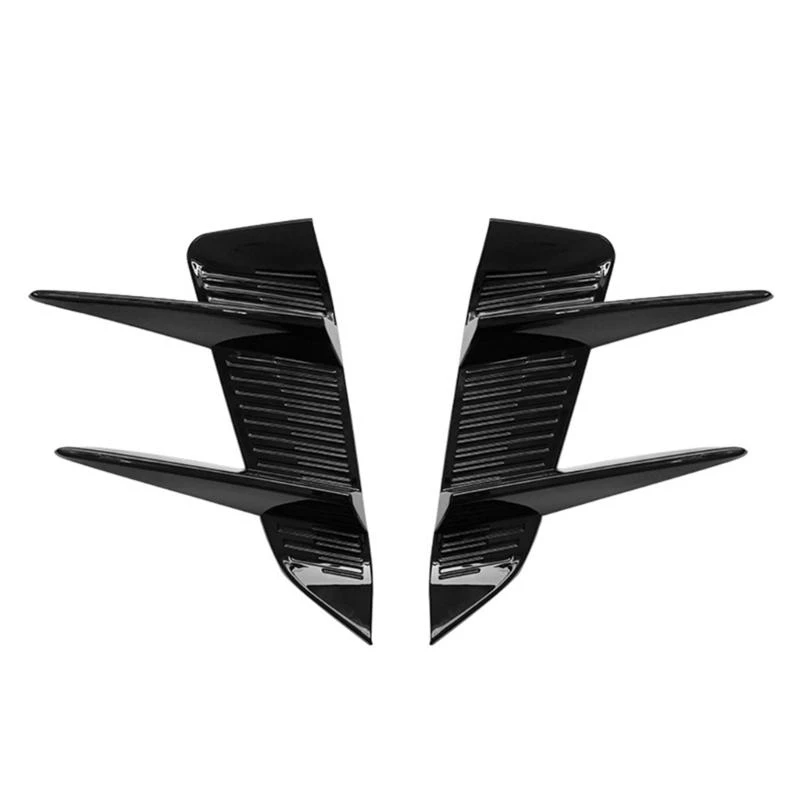 F1CF Car Front Bumper Spoiler Side Air Vent Decoration Cover Sticker Accessories Replacement Compatible for MG4 EV2022-2024