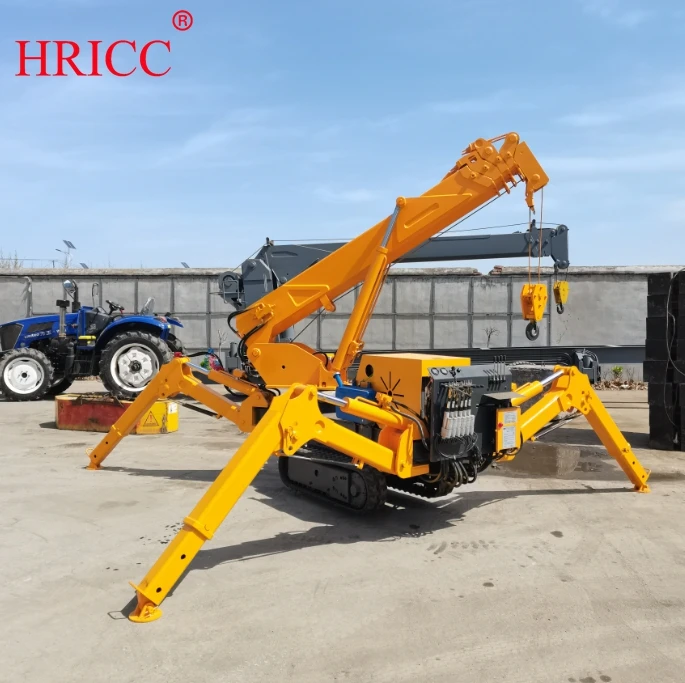 

Self-propelled Hydraulic Spider Crane Crawler Spider Crane Wireless Remote Control Hydraulic Crane