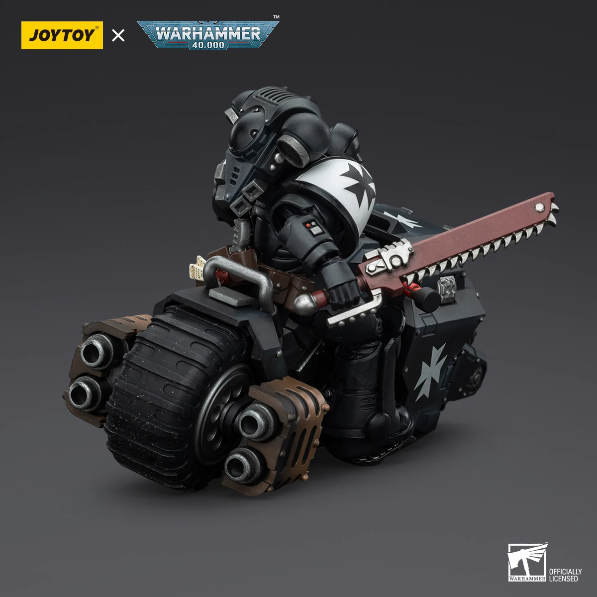 JOYTOY Warhammer 40K Space Marines Black Templars Outriders รูป Brother Valtus Action Figure ข้อต่อ Movable ตุ๊กตา