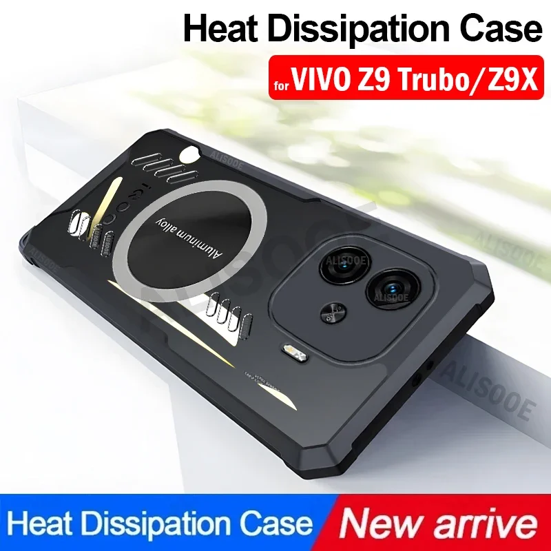 HD Transparent Capa for IQOO Z9 Turbo Z9X Case Clear Heat Dissipation Protection Cover for Vivo IQOO Z9X Z9 Turbo Funda