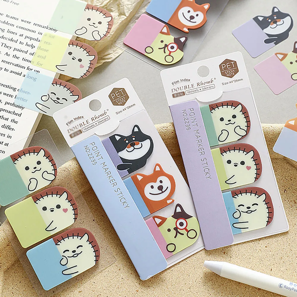 مشاركة مؤشر الوقت ملصق مريح لزج لطيف ملصق ملصق الطالب