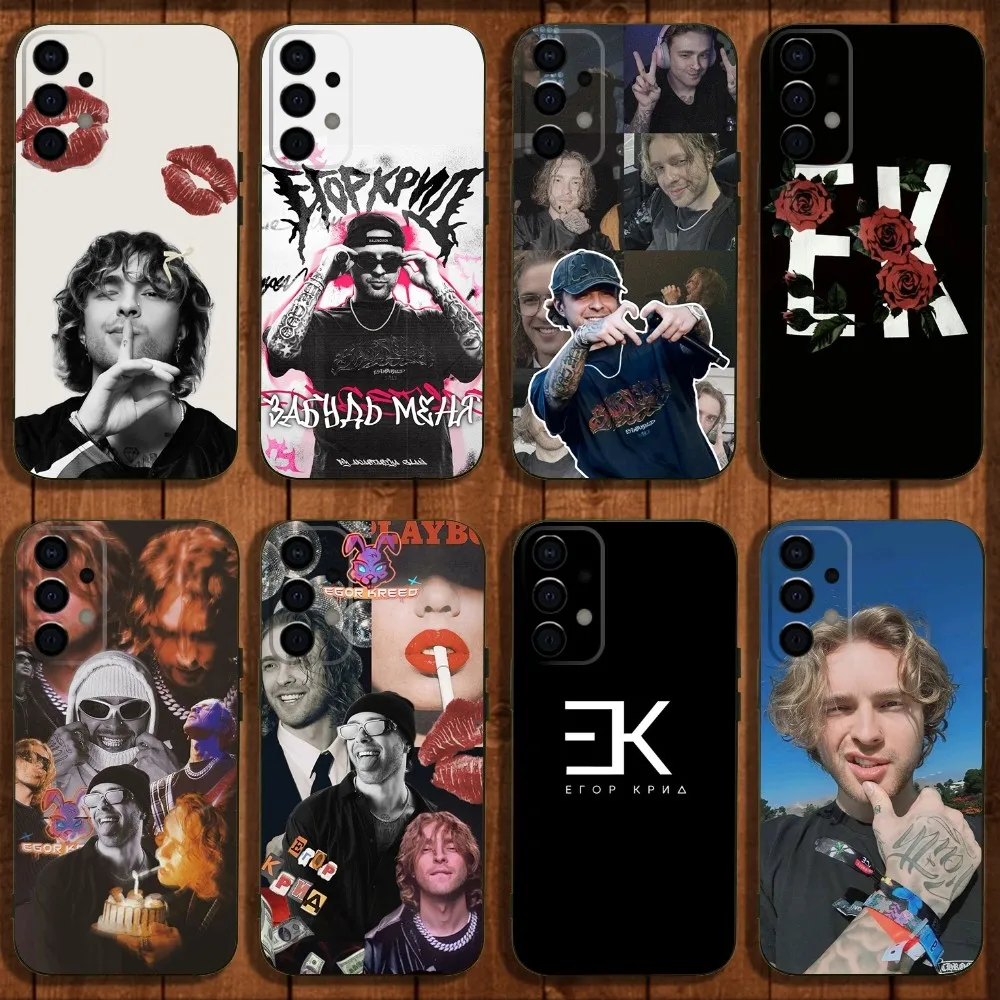 

E-Egor K-Kreed EK Rapper Phone Case For Samsung Galaxy A13,A21s,A22,A31,A32,A52,A53,A71,A80,A91 Soft Black Cover