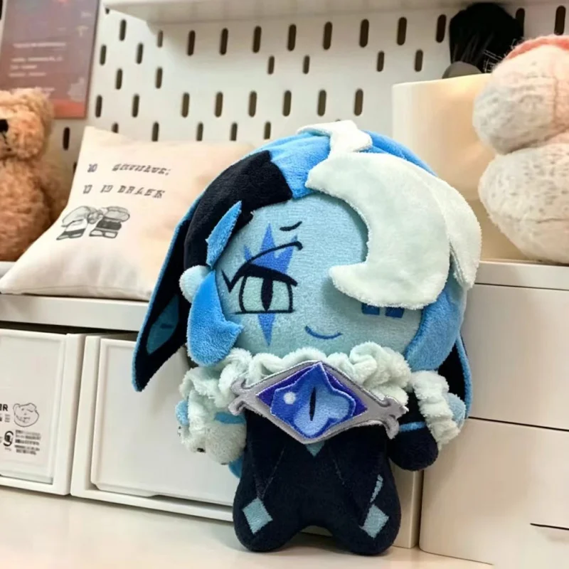 In Stock Shadow Milk Cookie 10cm Plush Doll Nunu Body Cute Pendant Cookie Run Kingdom Game Merch Anime Character Collectible