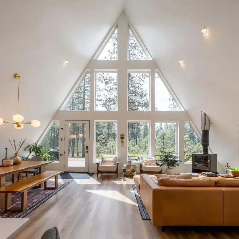 Triangle Shape Structure Container House Small Cabin Tiny House Triangle Container A Frame House Living Home Price for Australia