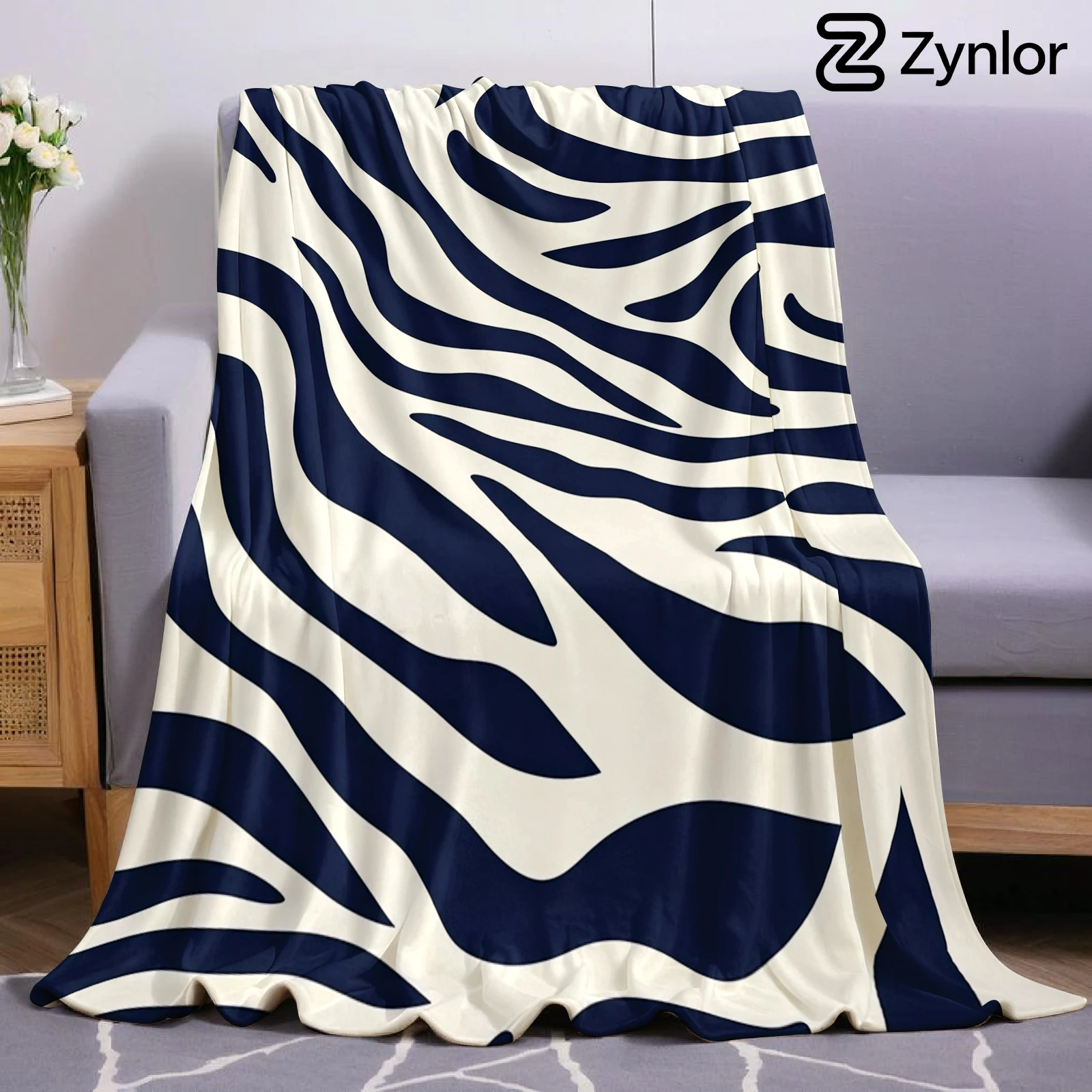Home Office Cozy - Couverture en polaire microfibre légère à