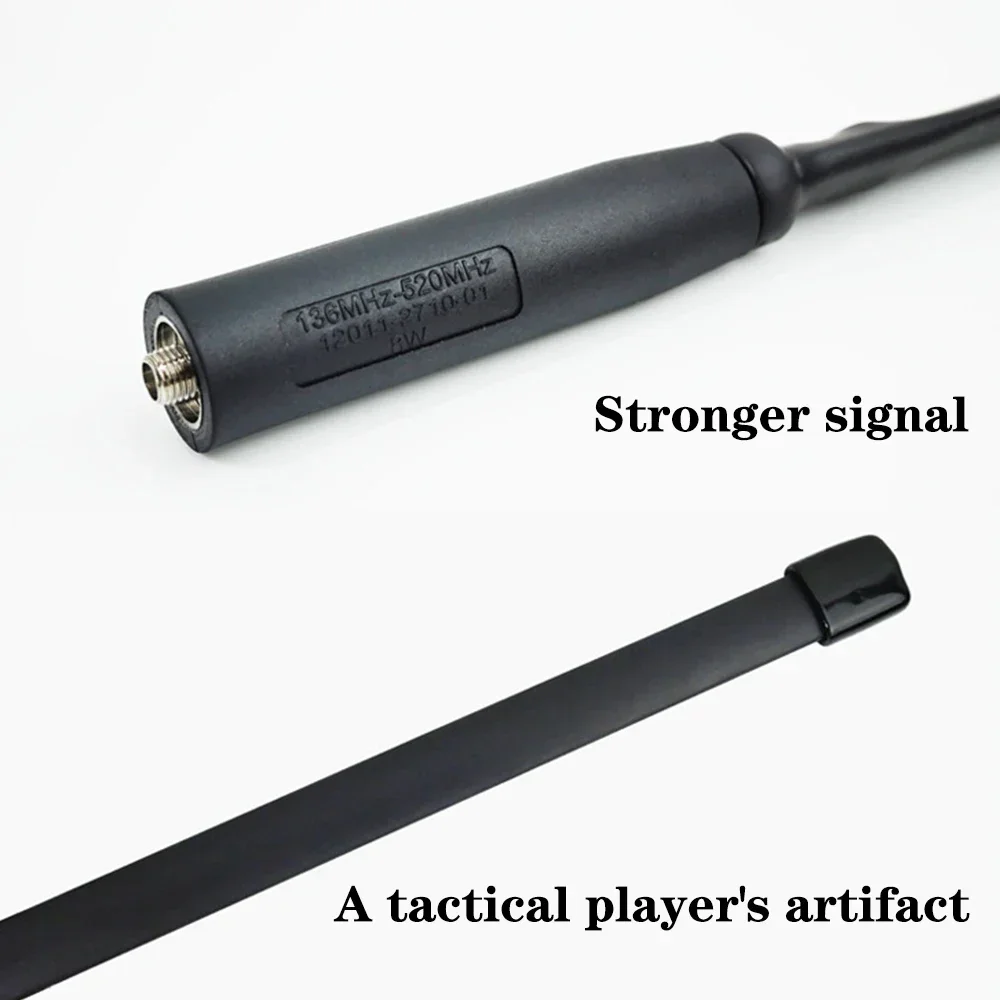 Tactical Antenna Walkie Talkie Foldable VHF UHF UV5R UV82 888S SMA-Female Dual Band Ham Radio Accessories