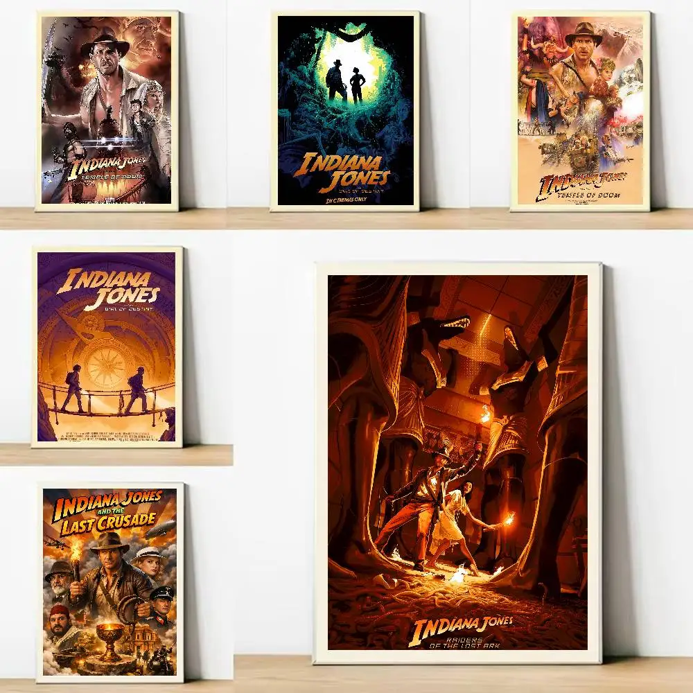 Poster Posters Decorative Paintings Study Bedroom Bar Background Wall Murals Gifts Indiana Jones Movie