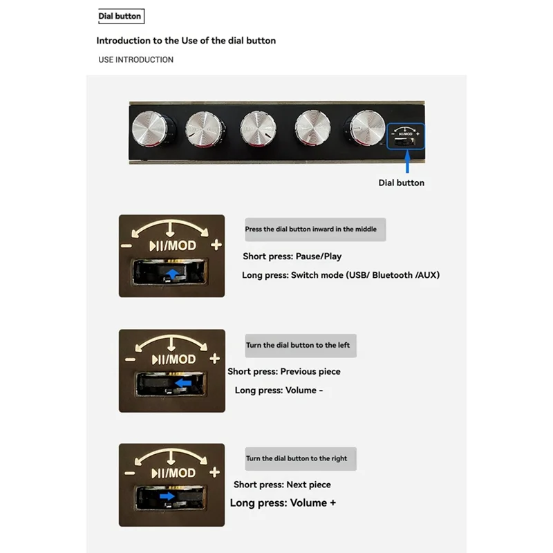 

ELECT-SZM-AS21 2.1 Channel TPA3255 Bluetooth 5.1 Digital Power Amplifier Board Module High And Low Tone Subwoofer 220WX2+350W
