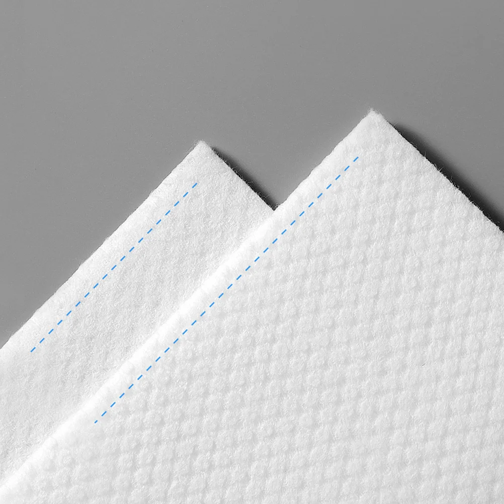 1Pack Thickened Face Cleansing Tissue Disposable Washcloth Makeup Remover Pad Soft Portable Face Towel Wet Dry for Travel Home