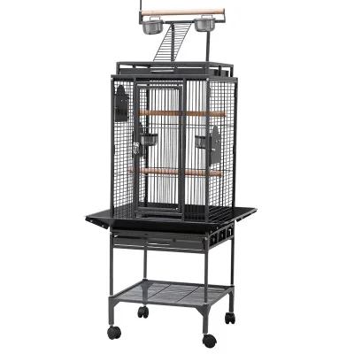 Pet Products Double Stack With Wheels Large Breeding Bird Parrot Cages