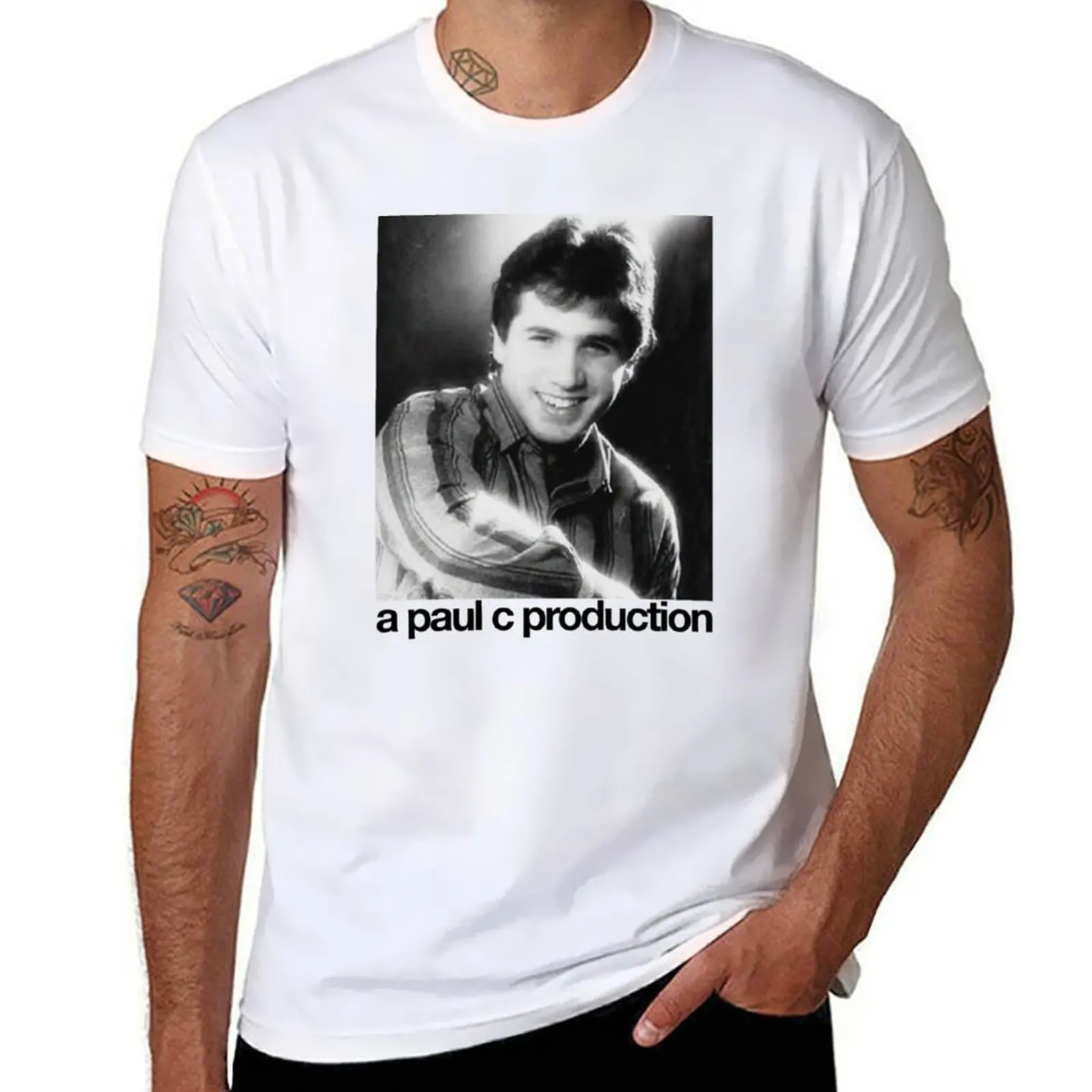 

PAUL C T-Shirt t shirts for man graphic cars funny t shirts cotton
