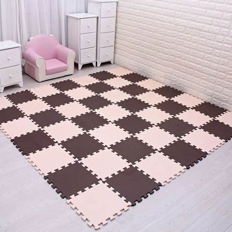 Alfombra de rompecabezas de espuma EVA para bebé, azulejos de ejercicio entrelazados, Alfombra de ejercicio entrelazada, 18 o 24/lote