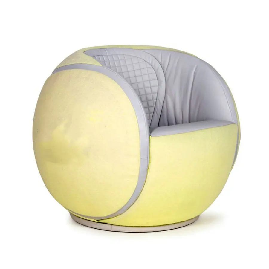 #Custom OEM Mid-Century Furniture Swivel Fiberglass WTA Tennis Ball Chair Hotel Lobby Velvet Lazy Armchair for Commercial Use