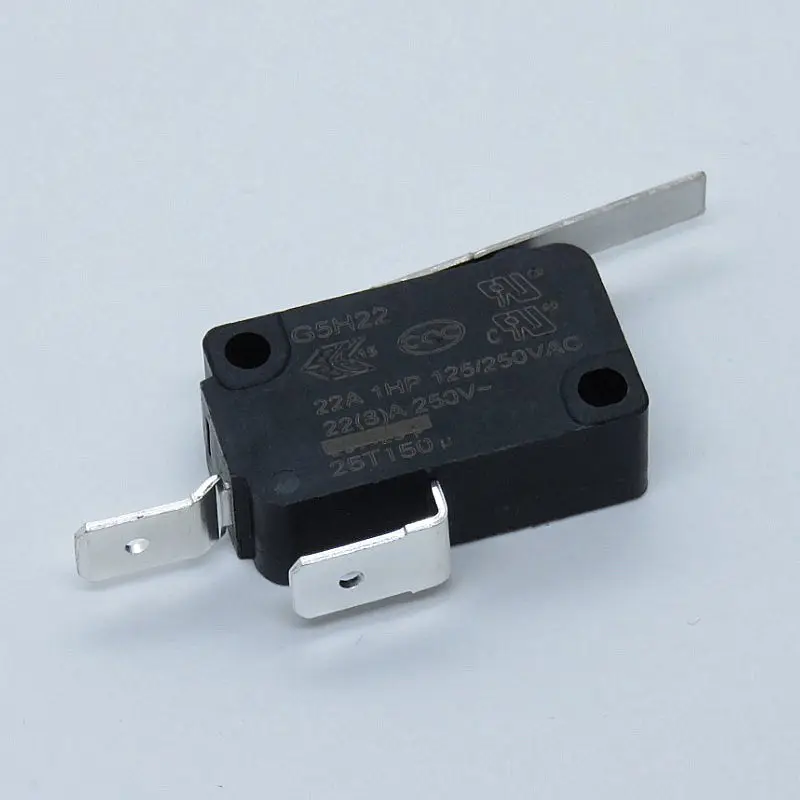 G5H22 2-pole normally open 22A125/250V push-button type limit switch for mechanical equipment with straight handle