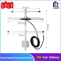 Long Distance Transmitting, Easy Assembly Process 6dBi UHF 433MHz SMA Male Connector Cable RG58 Outdoor Antenna