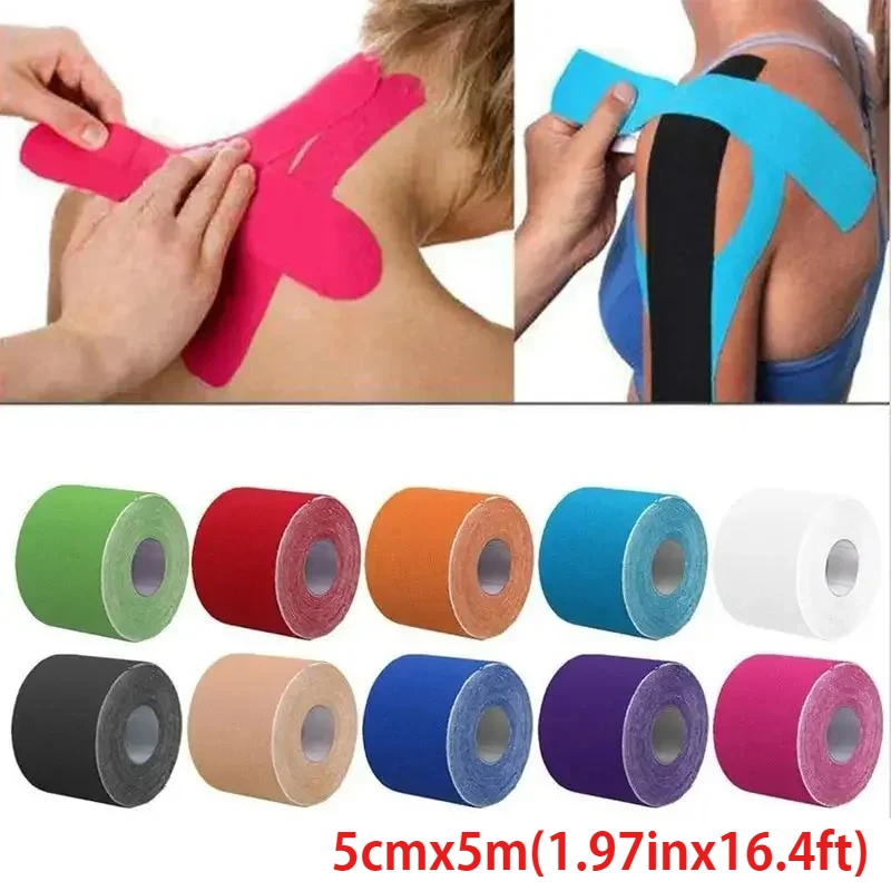 Sport Muskel Energie Patch Muskel Schutzausrüstung Baumwolle Wasserdicht 5 cm Muskel Patch/intramuskuläre Wirkung Kinesiologie Tape