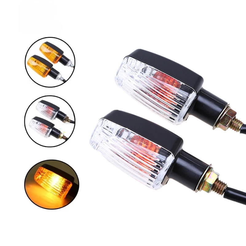 Motorcycle Turn Signals Indicator light Universal 12V Amber Blinker Lamp For Honda Yamaha Suzuki Kawasaki Harley Accessories