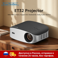 Everycom Touyinger ET32 Full HD Projector 1500ANSI WIFI Home theater Media Video Player Smart Beamer Auto Focus Support 4K Dolby
