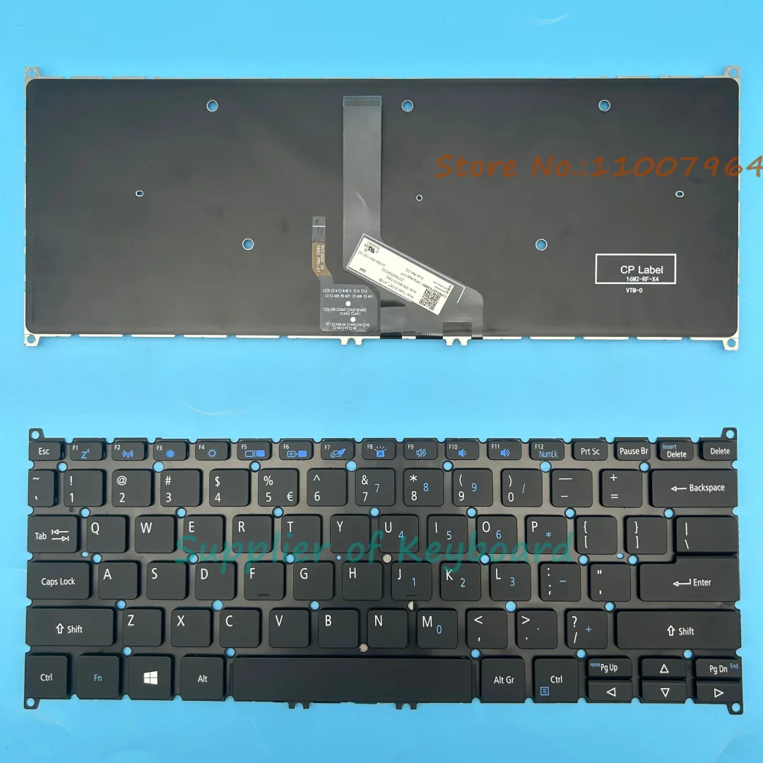 

NEW English Keyboard For ACER TravelMate TMX45-51 TMP414-51G TMP414-51-59V4 P614 N20H4 N18P6 Backlit Black