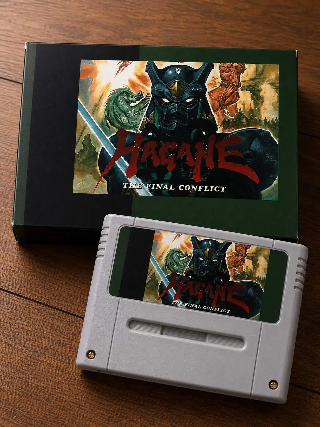 Hagane 16-Bit Retro Reproduction Cartridge Cyber Ninja Action Platformer Hardcore Wersja PAL z Opcją Pudełka Detalicznego CIB — zdjęcie produktu 6