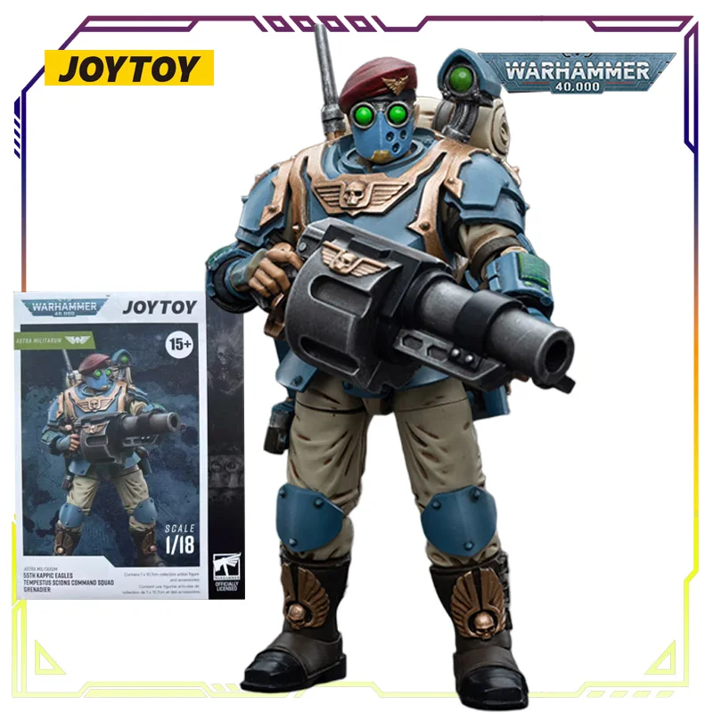 JOYTOY Original Warhammer 40K série Star Realm armée tempête Zhongsi équipe de commandement figurine modèle jouets modèle cadeaux pour les garçons