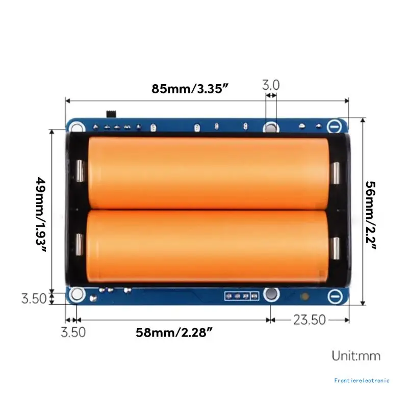 UPS HAT para módulos placa Raspberry 3/3B+/4B con indicador batería, envío directo