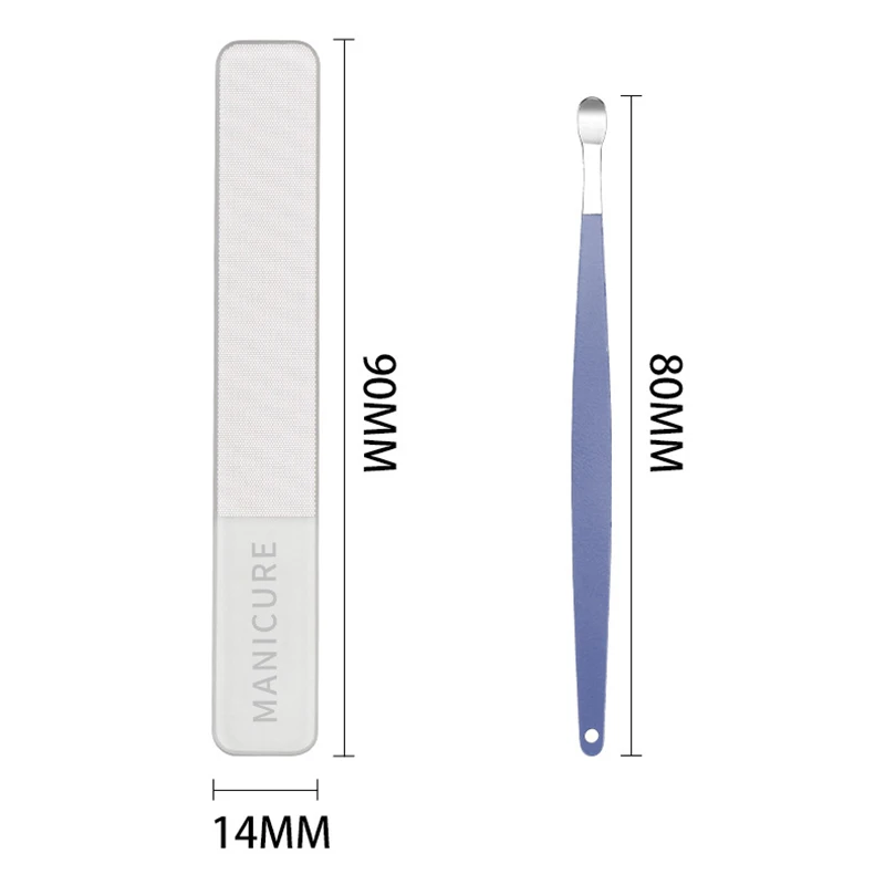 2/3/4/5/6 pezzi Set Manicure tagliaunghie tagliaunghie universale Pedicure Trimmer Kit di strumenti per Nail Art con confezione regalo