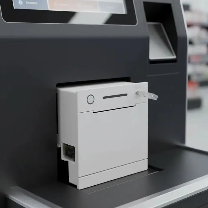 HS-E20 Embedded Thermal Printer With Automatic Half Cutter and Paper Removal Functions 8-24V with USB Serial Optional Blue Tooth