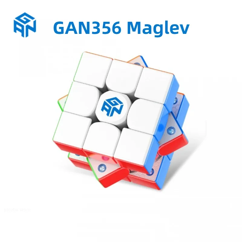 [Picube] GAN356Maglev UV 3X3X3 magnetyczna magiczna kostka prędkości 3x3 bez naklejek profesjonalne zabawki Fidget GAN 356 M Cubo Magico Puzzle