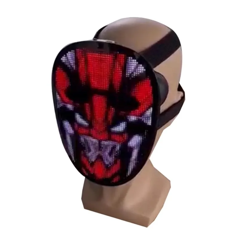 Led WIFI Shining Vedio Programmable Halloween Cos Mask