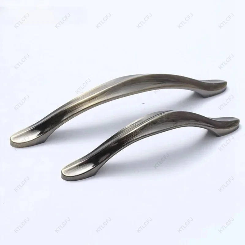 Ручка Fuji Qinggu черная/белая, простой кофейный ящик, дверной шкаф, шкаф, дверная ручка, Классическая универсальная ручка из цинкового сплава Ручка Fuji Qinggu черная/белая, простой кофейный ящик, дверной шкаф, шкаф, дверная ручка, Классическая универсальная ручка из цинкового сплава